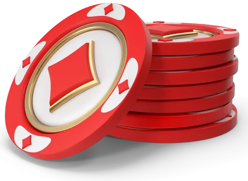 Casino Chips With Diamonds